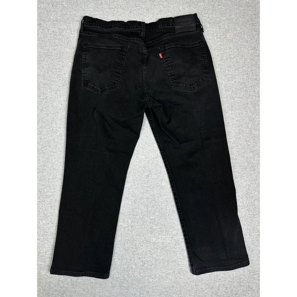 Levis 514 Jeans Mens 36X24‎ Short Black Straight Leg Denim Levi's Premium Pants